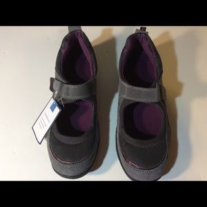 Gray Suede Mary Jane Shoes